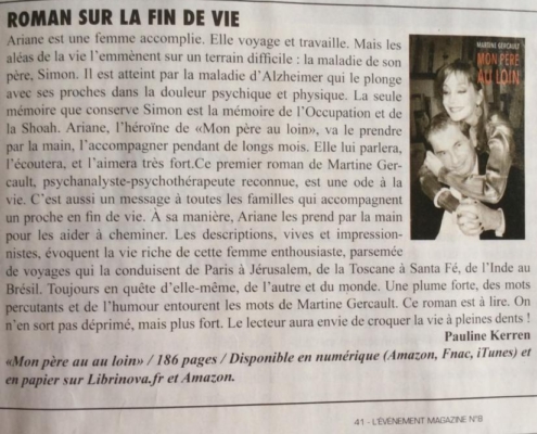 Roman sur la fin de vie